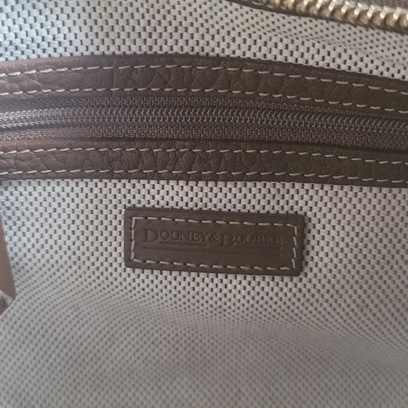 Dooney & Bourke Brown Leather & Signature Hobo - Picture 13 of 16